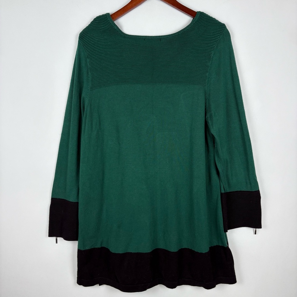 Alfani Tunic‎ Zippered Detail Sweater - Picture 2 of 5